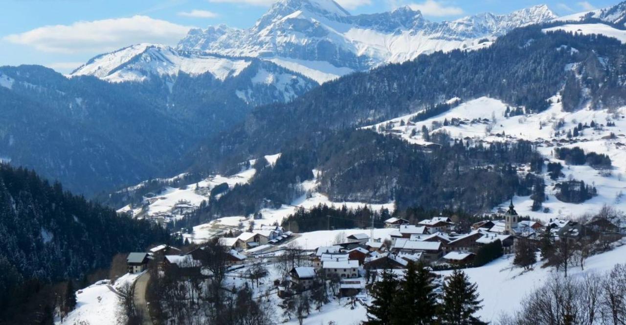 Appartement Confortable Avec Vue Sur La Montagne นอเทรอ-ดาม-เด-เบลล์คอมบ์ ภายนอก รูปภาพ